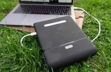 Outlet-Equipped Portable Chargers