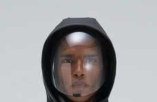 Visor-Equipped Sci-Fi Jackets
