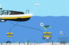 Automated Ocean-Cleaning Robots