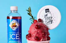 Boozy Cranberry Sorbets