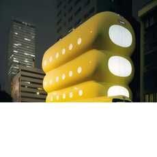 Inflated Vibrant Futuristic Buses