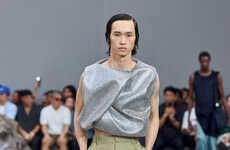 Glitter-Accented Luxe Menswear