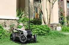 Robotic Five-Camera Lawnmowers