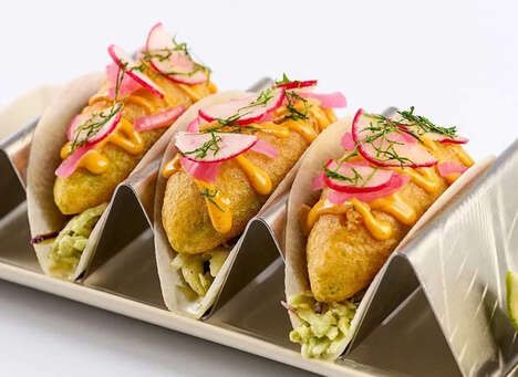 Jicama Shell Avocado Tacos