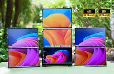 Stacked Foldable 4K Monitors