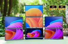 Stacked Foldable 4K Monitors