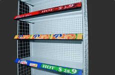 Stretched Retail Shelf Displays