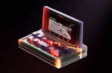 Retro Social App Devices