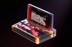 Retro Social App Devices