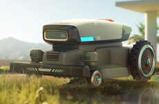 Virtual Boundary Robot Lawnmowers