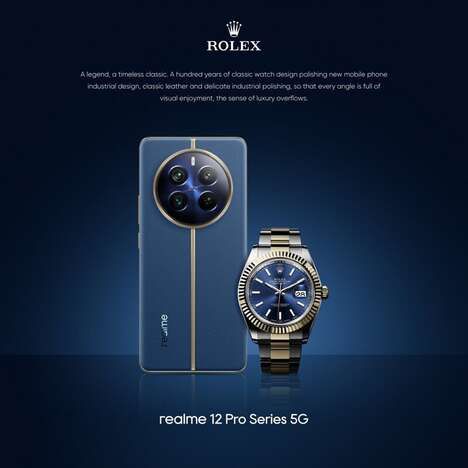 Luxury Watchmaker Smartphones Realme 12 Pro Rolex Edition