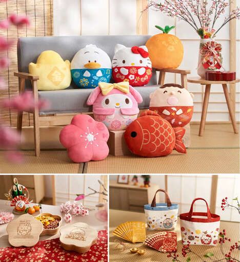 Festive Cartoon Plushies