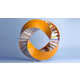 Twisting Donut-Shaped Bookshelves Image 1