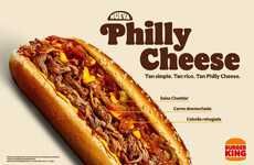 Melted Cheese Beef Sandwiches