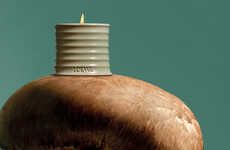 Earthy Mushroom Candles