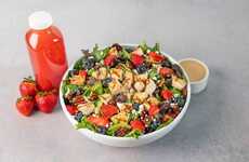 Berry-Topped Chicken Salads