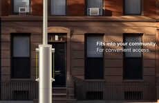 Artistic Lamppost EV Chargers