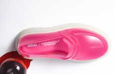 Bubblegum-Scented Jelly-Like Loafers