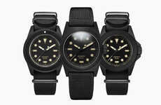 Stealthy Blacked-Out Timepieces