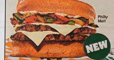 Melty Philly Cheesesteak Sandwiches