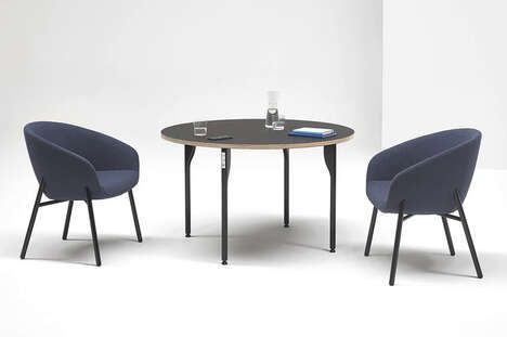 Integrated Charging Hub Tables