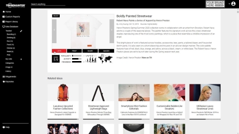 Trend Hunter Services - Custom Dashboard